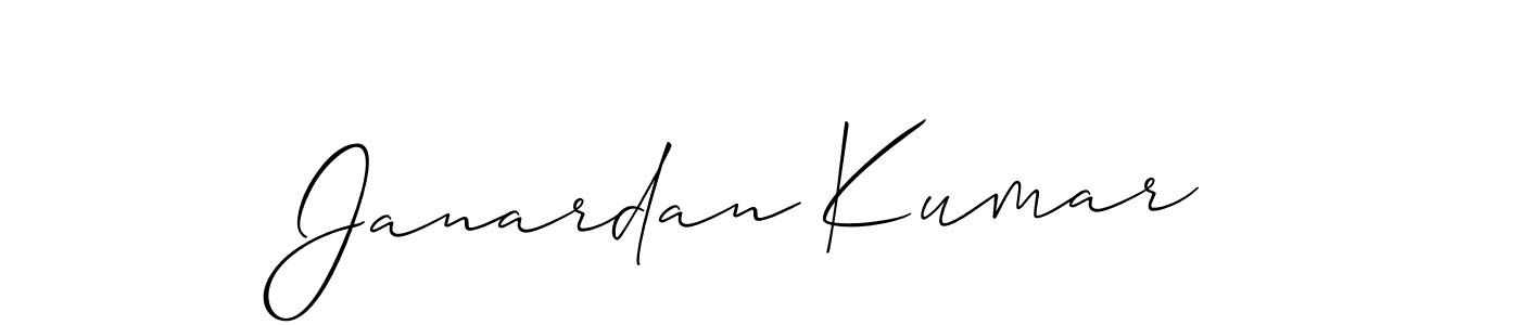 Make a beautiful signature design for name Janardan Kumar. Use this online signature maker to create a handwritten signature for free. Janardan Kumar signature style 2 images and pictures png