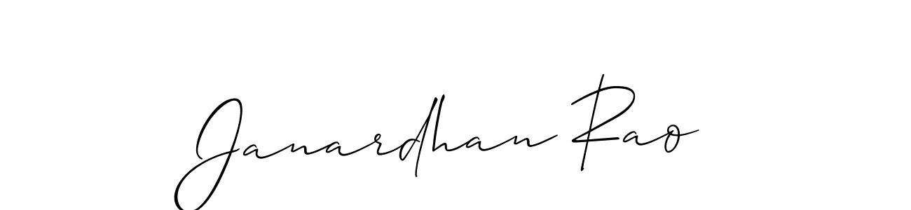 Also You can easily find your signature by using the search form. We will create Janardhan Rao name handwritten signature images for you free of cost using Allison_Script sign style. Janardhan Rao signature style 2 images and pictures png