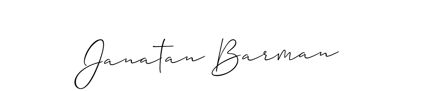 Make a beautiful signature design for name Janatan Barman. Use this online signature maker to create a handwritten signature for free. Janatan Barman signature style 2 images and pictures png