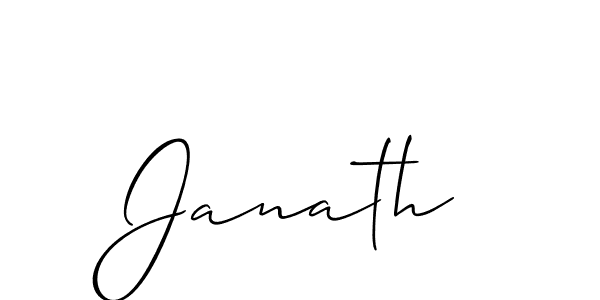 The best way (Allison_Script) to make a short signature is to pick only two or three words in your name. The name Janath include a total of six letters. For converting this name. Janath signature style 2 images and pictures png