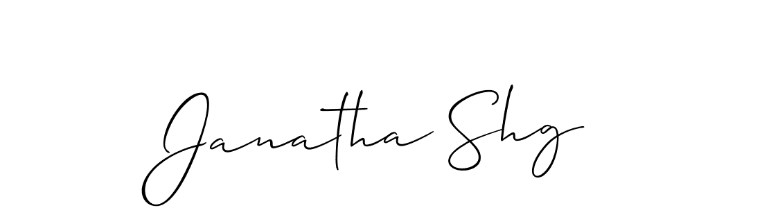 The best way (Allison_Script) to make a short signature is to pick only two or three words in your name. The name Janatha Shg include a total of six letters. For converting this name. Janatha Shg signature style 2 images and pictures png