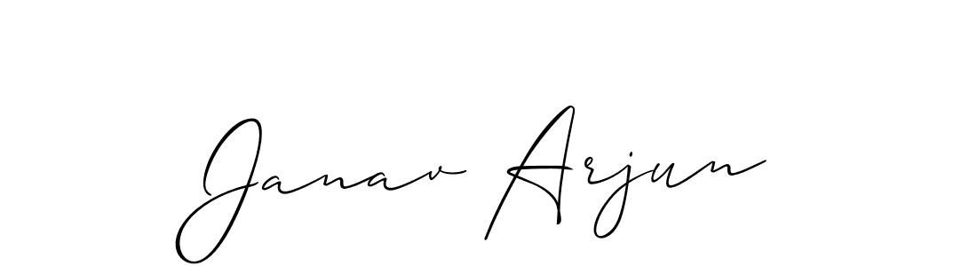 You can use this online signature creator to create a handwritten signature for the name Janav Arjun. This is the best online autograph maker. Janav Arjun signature style 2 images and pictures png