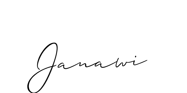 You should practise on your own different ways (Allison_Script) to write your name (Janawi) in signature. don't let someone else do it for you. Janawi signature style 2 images and pictures png