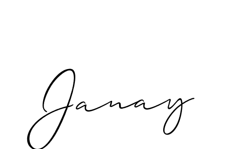 Similarly Allison_Script is the best handwritten signature design. Signature creator online .You can use it as an online autograph creator for name Janay. Janay signature style 2 images and pictures png