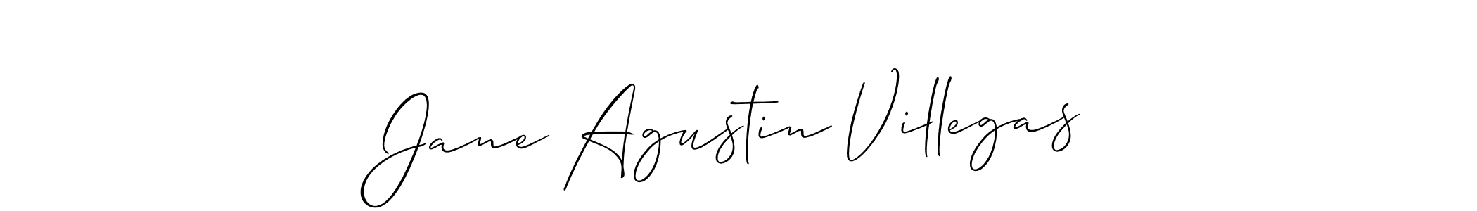 You should practise on your own different ways (Allison_Script) to write your name (Jane Agustin Villegas) in signature. don't let someone else do it for you. Jane Agustin Villegas signature style 2 images and pictures png