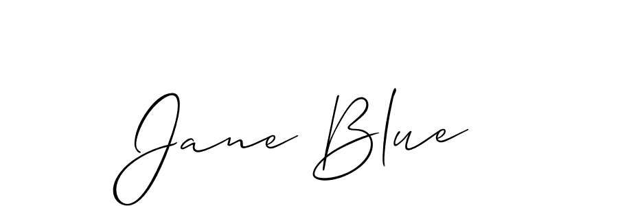 How to make Jane Blue signature? Allison_Script is a professional autograph style. Create handwritten signature for Jane Blue name. Jane Blue signature style 2 images and pictures png