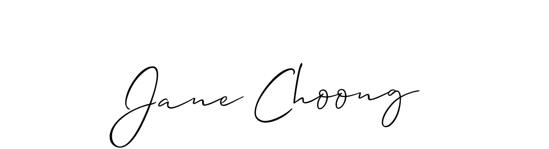 Jane Choong stylish signature style. Best Handwritten Sign (Allison_Script) for my name. Handwritten Signature Collection Ideas for my name Jane Choong. Jane Choong signature style 2 images and pictures png