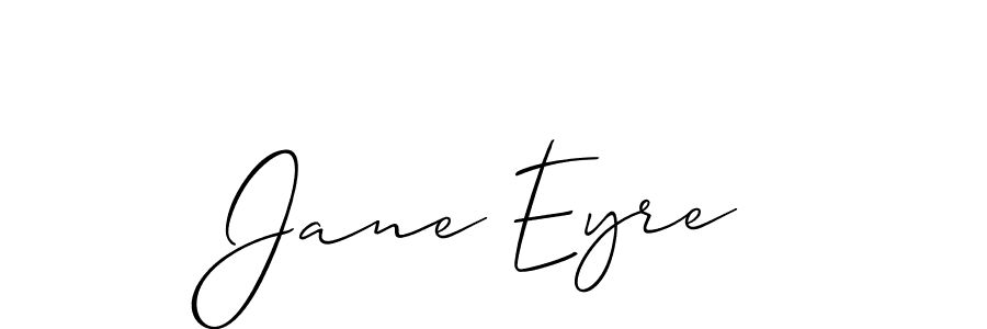 You should practise on your own different ways (Allison_Script) to write your name (Jane Eyre) in signature. don't let someone else do it for you. Jane Eyre signature style 2 images and pictures png