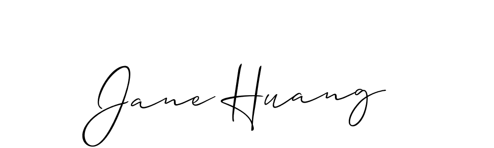 Make a beautiful signature design for name Jane Huang. With this signature (Allison_Script) style, you can create a handwritten signature for free. Jane Huang signature style 2 images and pictures png