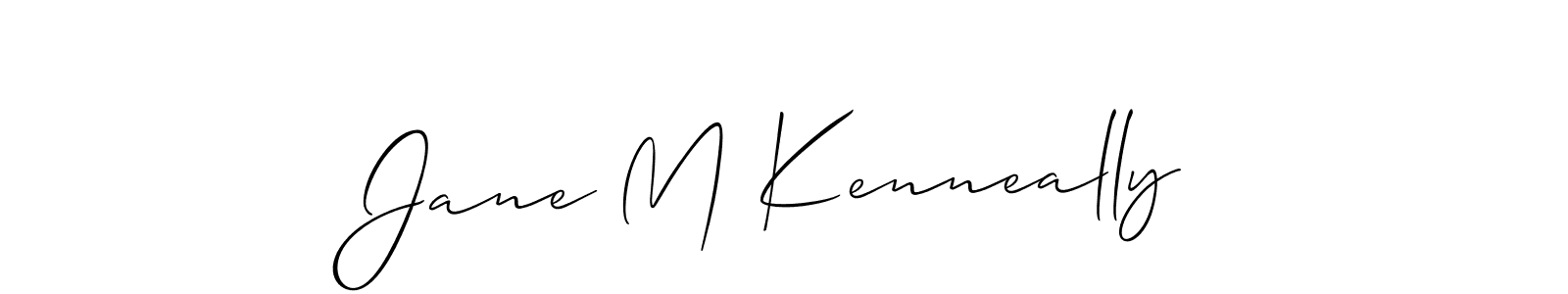 This is the best signature style for the Jane M Kenneally name. Also you like these signature font (Allison_Script). Mix name signature. Jane M Kenneally signature style 2 images and pictures png