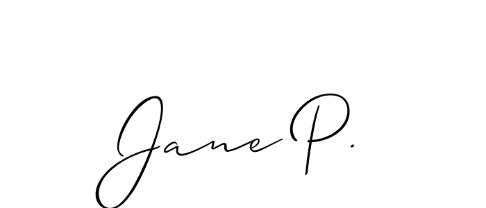 See photos of Jane P. official signature by Spectra . Check more albums & portfolios. Read reviews & check more about Allison_Script font. Jane P. signature style 2 images and pictures png