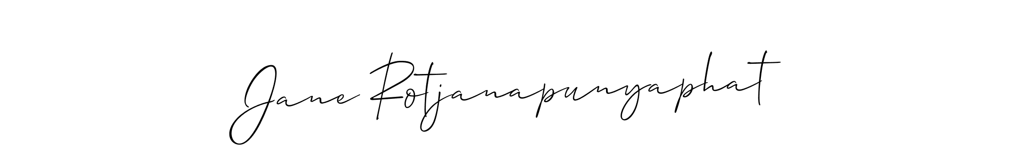 How to Draw Jane Rotjanapunyaphat signature style? Allison_Script is a latest design signature styles for name Jane Rotjanapunyaphat. Jane Rotjanapunyaphat signature style 2 images and pictures png