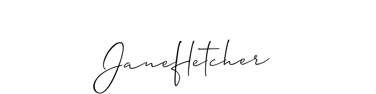 Janefletcher stylish signature style. Best Handwritten Sign (Allison_Script) for my name. Handwritten Signature Collection Ideas for my name Janefletcher. Janefletcher signature style 2 images and pictures png