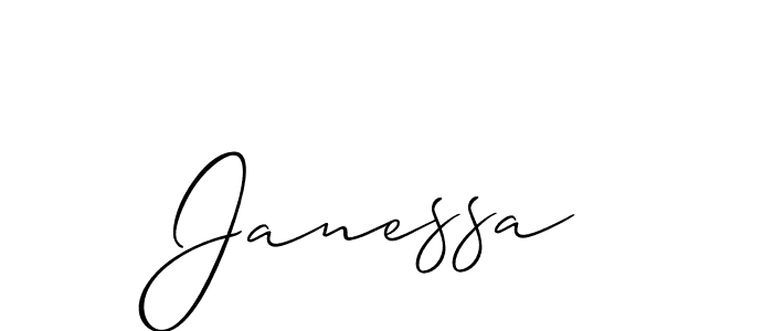 Once you've used our free online signature maker to create your best signature Allison_Script style, it's time to enjoy all of the benefits that Janessa name signing documents. Janessa signature style 2 images and pictures png