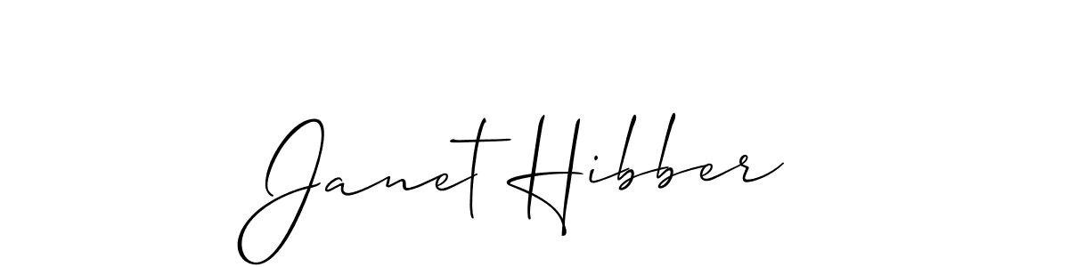 The best way (Allison_Script) to make a short signature is to pick only two or three words in your name. The name Janet Hibber include a total of six letters. For converting this name. Janet Hibber signature style 2 images and pictures png