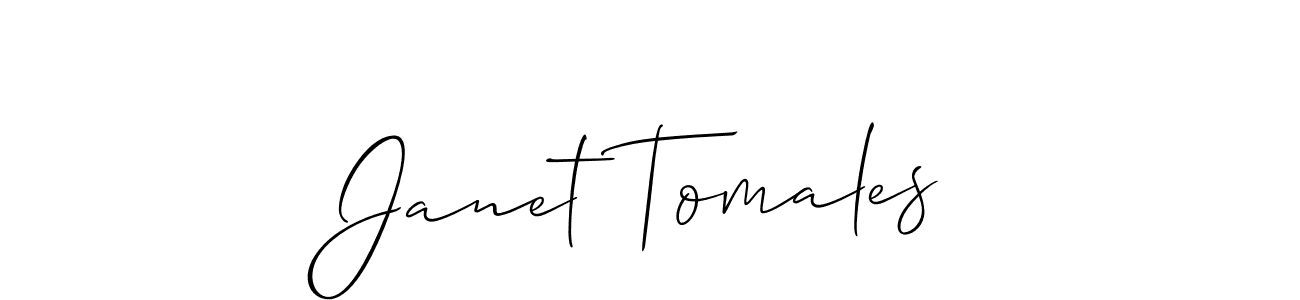 You can use this online signature creator to create a handwritten signature for the name Janet Tomales. This is the best online autograph maker. Janet Tomales signature style 2 images and pictures png