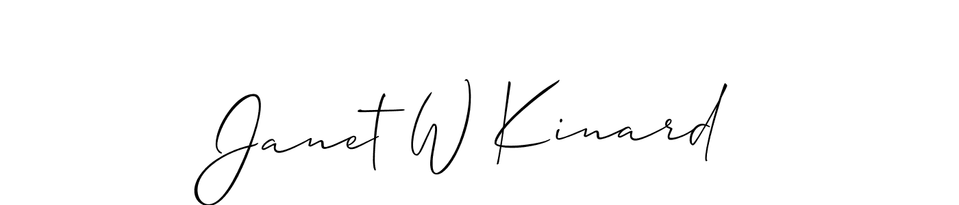 Here are the top 10 professional signature styles for the name Janet W Kinard. These are the best autograph styles you can use for your name. Janet W Kinard signature style 2 images and pictures png