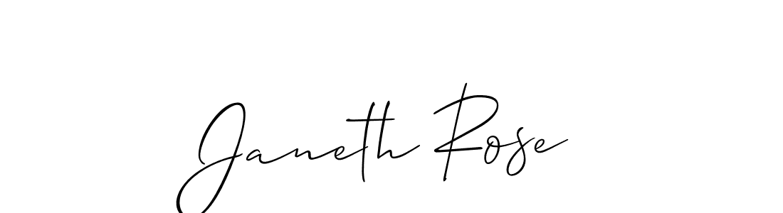 Check out images of Autograph of Janeth Rose name. Actor Janeth Rose Signature Style. Allison_Script is a professional sign style online. Janeth Rose signature style 2 images and pictures png