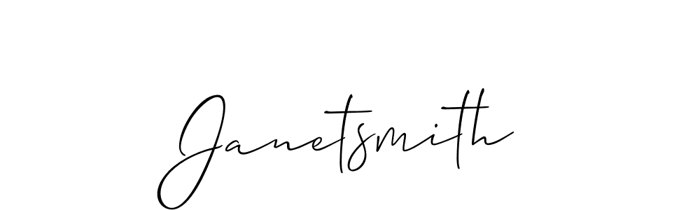 Similarly Allison_Script is the best handwritten signature design. Signature creator online .You can use it as an online autograph creator for name Janetsmith. Janetsmith signature style 2 images and pictures png