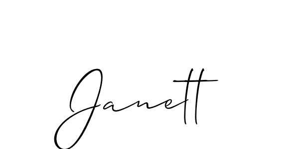 You can use this online signature creator to create a handwritten signature for the name Janett. This is the best online autograph maker. Janett signature style 2 images and pictures png