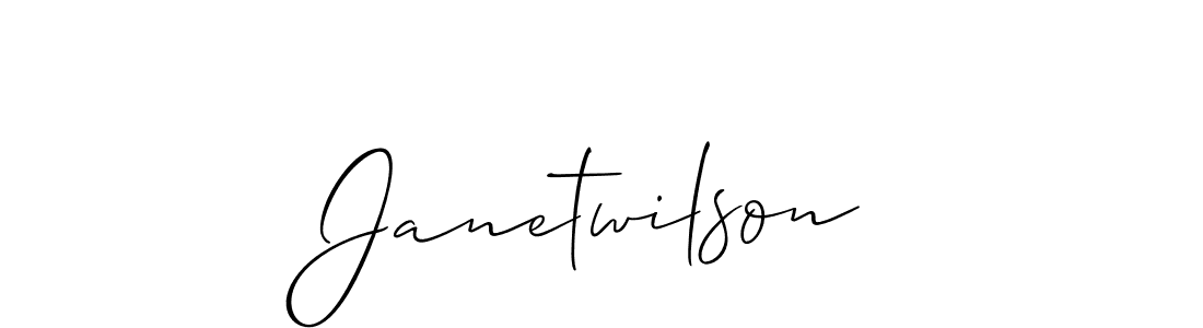 Make a beautiful signature design for name Janetwilson. Use this online signature maker to create a handwritten signature for free. Janetwilson signature style 2 images and pictures png