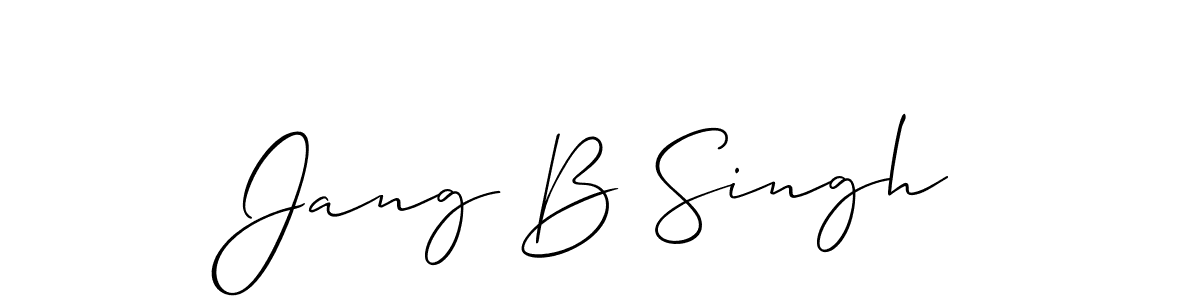 Similarly Allison_Script is the best handwritten signature design. Signature creator online .You can use it as an online autograph creator for name Jang B Singh. Jang B Singh signature style 2 images and pictures png