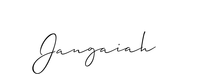 You can use this online signature creator to create a handwritten signature for the name Jangaiah. This is the best online autograph maker. Jangaiah signature style 2 images and pictures png