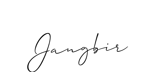 Jangbir stylish signature style. Best Handwritten Sign (Allison_Script) for my name. Handwritten Signature Collection Ideas for my name Jangbir. Jangbir signature style 2 images and pictures png