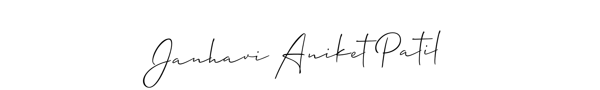 Best and Professional Signature Style for Janhavi Aniket Patil. Allison_Script Best Signature Style Collection. Janhavi Aniket Patil signature style 2 images and pictures png