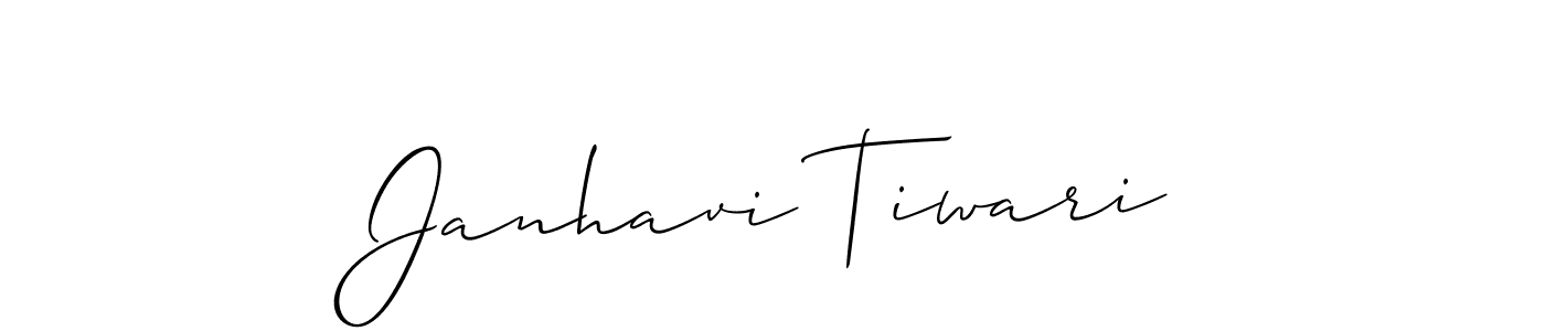 Similarly Allison_Script is the best handwritten signature design. Signature creator online .You can use it as an online autograph creator for name Janhavi Tiwari. Janhavi Tiwari signature style 2 images and pictures png