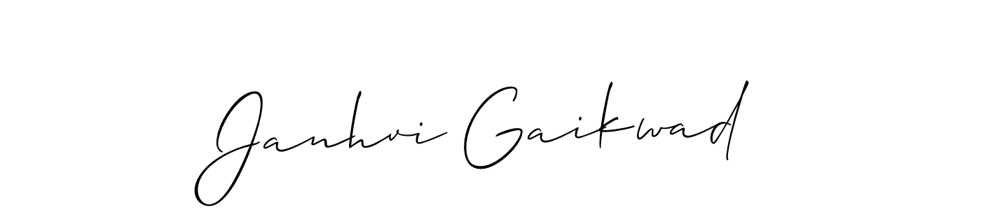 Make a beautiful signature design for name Janhvi Gaikwad. Use this online signature maker to create a handwritten signature for free. Janhvi Gaikwad signature style 2 images and pictures png