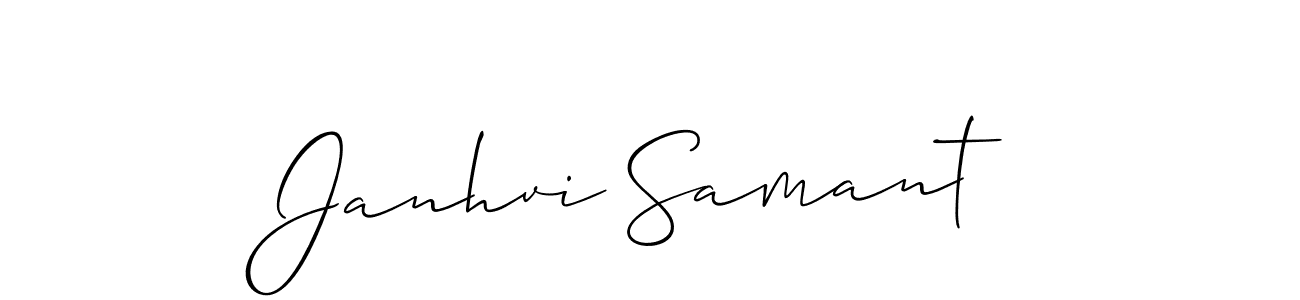 Here are the top 10 professional signature styles for the name Janhvi Samant. These are the best autograph styles you can use for your name. Janhvi Samant signature style 2 images and pictures png