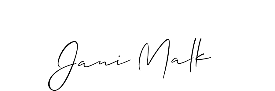 See photos of Jani Malk official signature by Spectra . Check more albums & portfolios. Read reviews & check more about Allison_Script font. Jani Malk signature style 2 images and pictures png