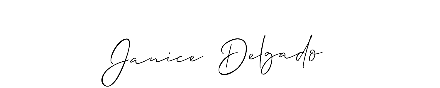 if you are searching for the best signature style for your name Janice  Delgado. so please give up your signature search. here we have designed multiple signature styles  using Allison_Script. Janice  Delgado signature style 2 images and pictures png