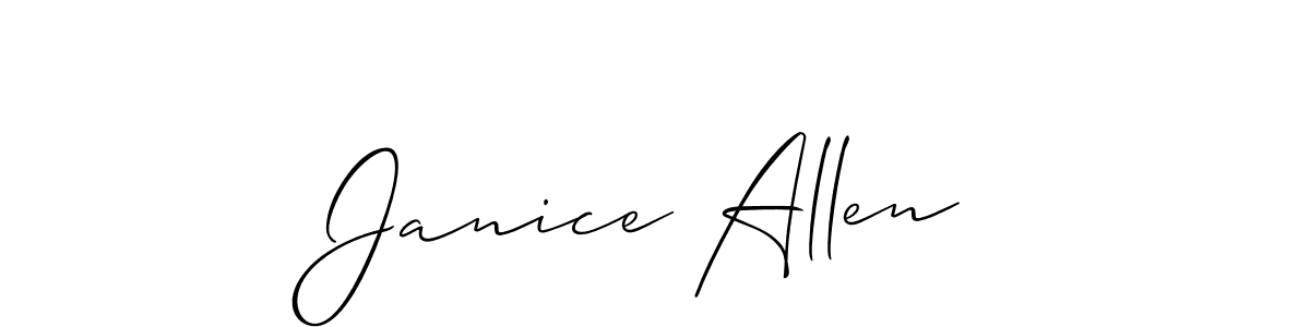 Also You can easily find your signature by using the search form. We will create Janice Allen name handwritten signature images for you free of cost using Allison_Script sign style. Janice Allen signature style 2 images and pictures png