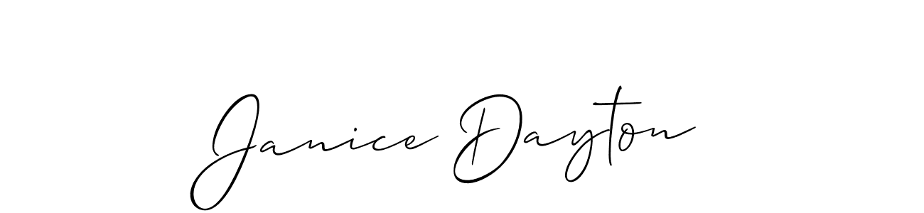 You should practise on your own different ways (Allison_Script) to write your name (Janice Dayton) in signature. don't let someone else do it for you. Janice Dayton signature style 2 images and pictures png