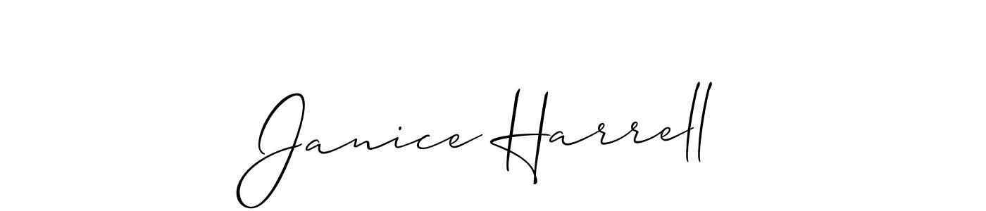 Best and Professional Signature Style for Janice Harrell. Allison_Script Best Signature Style Collection. Janice Harrell signature style 2 images and pictures png