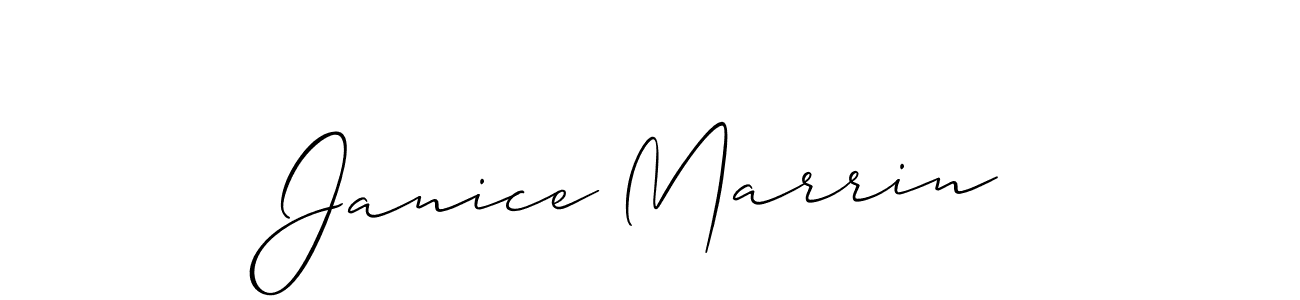 The best way (Allison_Script) to make a short signature is to pick only two or three words in your name. The name Janice Marrin include a total of six letters. For converting this name. Janice Marrin signature style 2 images and pictures png