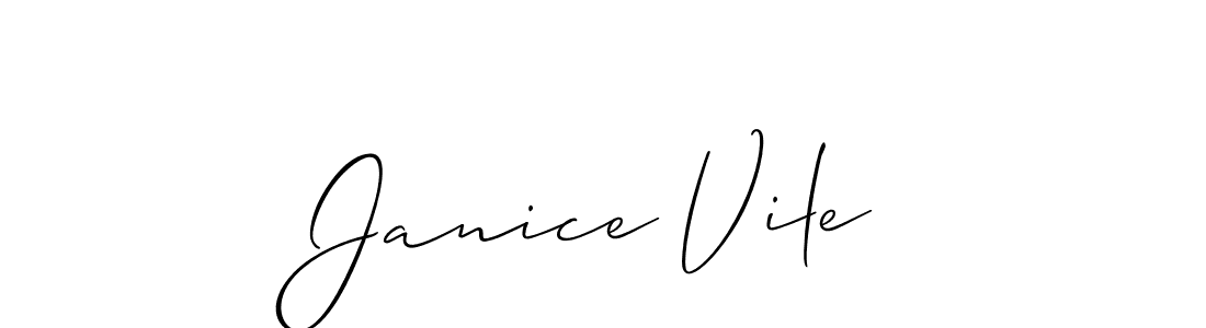 How to Draw Janice Vile signature style? Allison_Script is a latest design signature styles for name Janice Vile. Janice Vile signature style 2 images and pictures png