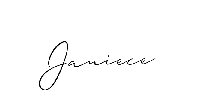 Here are the top 10 professional signature styles for the name Janiece. These are the best autograph styles you can use for your name. Janiece signature style 2 images and pictures png