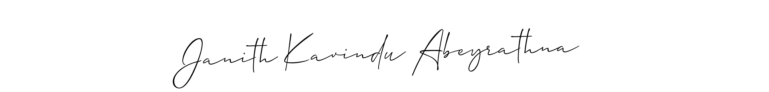 Also we have Janith Kavindu Abeyrathna name is the best signature style. Create professional handwritten signature collection using Allison_Script autograph style. Janith Kavindu Abeyrathna signature style 2 images and pictures png