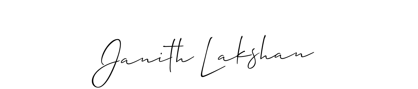 Best and Professional Signature Style for Janith Lakshan. Allison_Script Best Signature Style Collection. Janith Lakshan signature style 2 images and pictures png