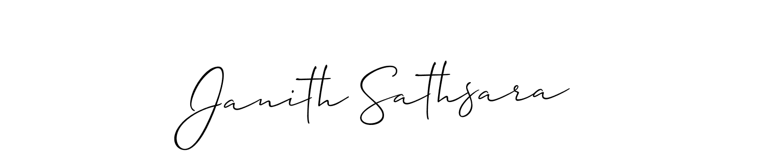 Best and Professional Signature Style for Janith Sathsara. Allison_Script Best Signature Style Collection. Janith Sathsara signature style 2 images and pictures png