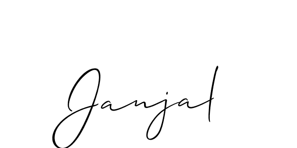 You should practise on your own different ways (Allison_Script) to write your name (Janjal) in signature. don't let someone else do it for you. Janjal signature style 2 images and pictures png