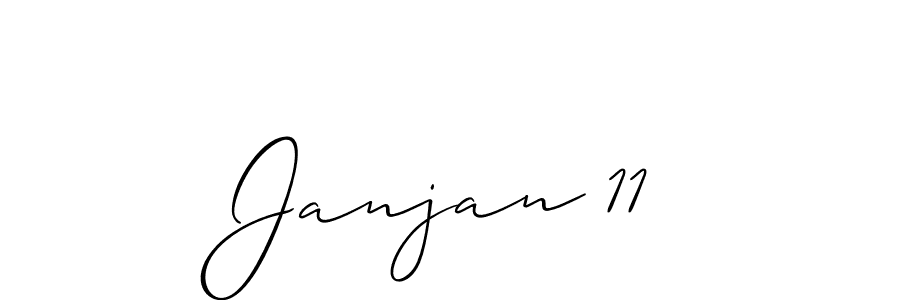 Also You can easily find your signature by using the search form. We will create Janjan 11 name handwritten signature images for you free of cost using Allison_Script sign style. Janjan 11 signature style 2 images and pictures png