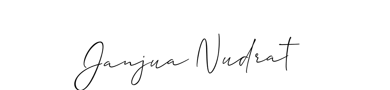 Check out images of Autograph of Janjua Nudrat name. Actor Janjua Nudrat Signature Style. Allison_Script is a professional sign style online. Janjua Nudrat signature style 2 images and pictures png
