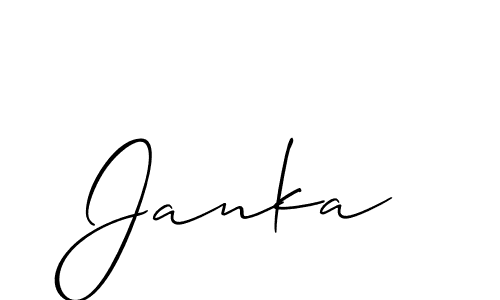 Also You can easily find your signature by using the search form. We will create Janka name handwritten signature images for you free of cost using Allison_Script sign style. Janka signature style 2 images and pictures png