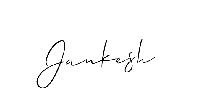 You can use this online signature creator to create a handwritten signature for the name Jankesh. This is the best online autograph maker. Jankesh signature style 2 images and pictures png