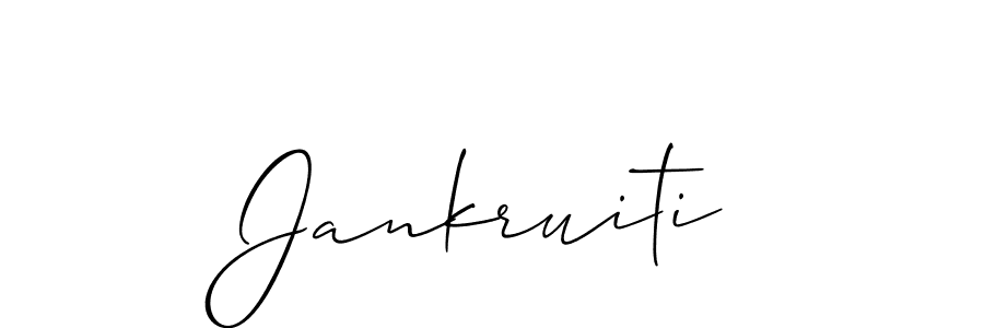 How to Draw Jankruiti signature style? Allison_Script is a latest design signature styles for name Jankruiti. Jankruiti signature style 2 images and pictures png