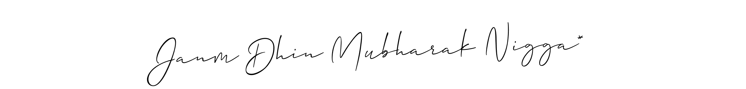 How to Draw Janm Dhin Mubharak Nigga* signature style? Allison_Script is a latest design signature styles for name Janm Dhin Mubharak Nigga*. Janm Dhin Mubharak Nigga* signature style 2 images and pictures png